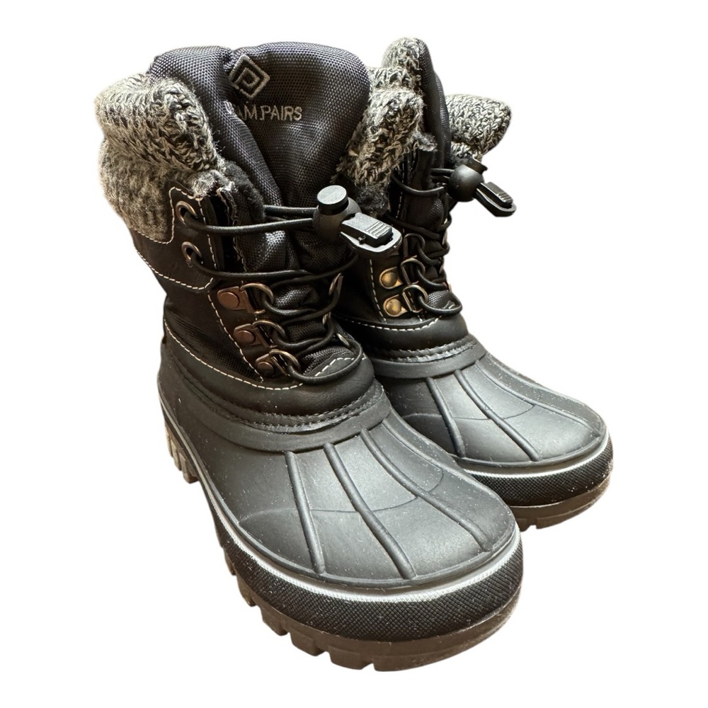 DREAM PAIRS Insulated Snow Winter Weather Kids Waterproof Boots Size 10